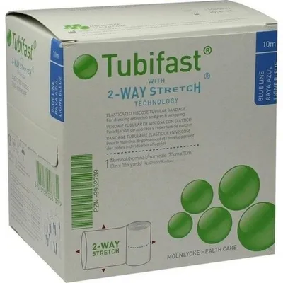 Produktbild von TUBIFAST 2-Way Stretch 7,5 cmx10 m blau