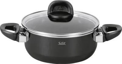 Imagen del producto de SILIT, línea Modesto, sartén para asar con tapa, de la colección Silargan Modesto, 20 cm, color