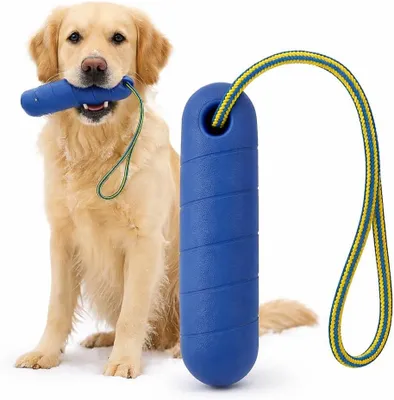Produktbild von Hundespielzeug, 22 cm, Wasserspielzeug für Hunde, Hundetraining mit Nylonseil, Trainingswasserspielzeug für Hunde, Schwimmspielzeug für mittelgroße un