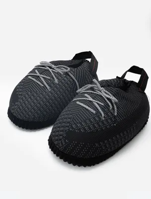 Produktbild von Urban Selection Plüsch Hausschuhe mit schwarzer Sohle 36-45