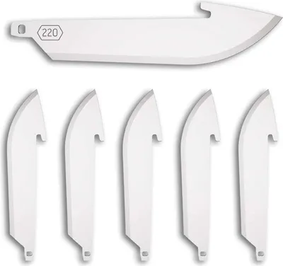 Produktbild von Outdoor Edge Wechselklinge 2.2" Drop Point Replacement Blades 6-Pack