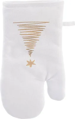 Produktbild von Baumwoll-Ofenhandschuh mit Magnet WEIHNACHTSBAUM 32,5 cm