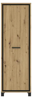 Produktbild von FORTE TRONDHEIM Schrank 65, Kleiderschrank klein Flurschrank schmal, Garderobens