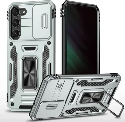 Zdjęcie produktu dla König Design Etui kompatybilne z Samsung Galaxy S24 Plastikowe miękkie etui - Etui na telefon komórkowy Szare