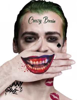 Immagine prodotto di Joker Jared tatuaggi adesivi - Carnevale Halloween