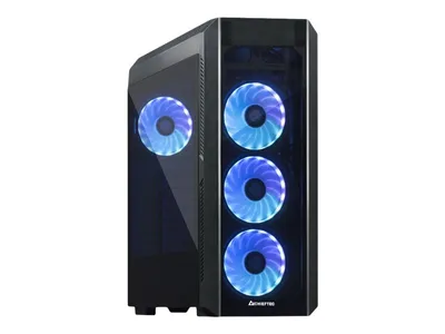 Zdjęcie produktu dla Chieftec Scorpion 3, Tower, PC, Czarny, ATX, micro ATX, Mini-ITX, SPCC, Szkło hartowane, Niebieski, Zielony, Czerwony