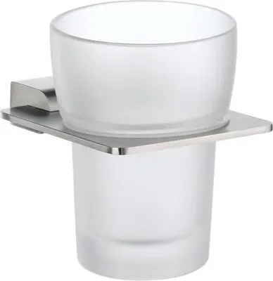Produktbild von SMEDBO SPA Edelstahl Zahnputzbecher Zahnputzglas PS343