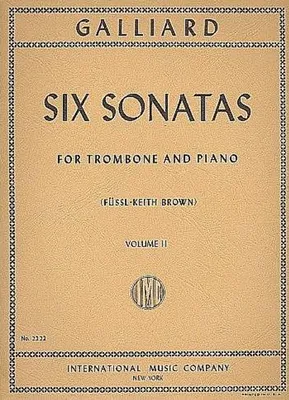 Produktbild von 6 Sonatas vol.2for trombone and piano