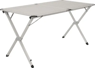 Produktbild von Zusammenklappbarer Aluminium Campingtisch für 4 Personen - 140x70 cm, Höhenverstellbar und Leichtgewicht