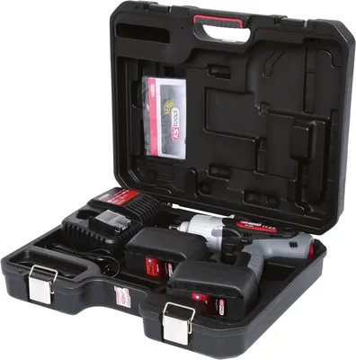Produktbild von KS TOOLS 515.3526 1/2''Akku-Schlag-Schrauber Drehmomentvorwahl,1.800 U/min,mit 2 Akku+1 Ladegerät