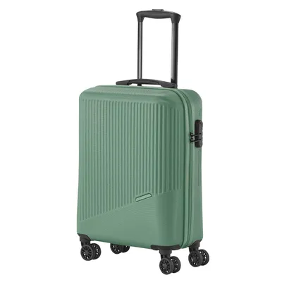 Produktbild von Travelite Bali Handgepäck S Trolley Koffer 55cm 4 Rad / Rollen Hartschale grün