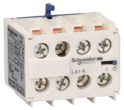 Image de Schneider Electric Bloc de contacts auxiliaires Tesys K 3NO 1NC Bornes à cage, LA1KN31