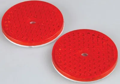 Produktbild von Heckreflektor rund 62 mm rot