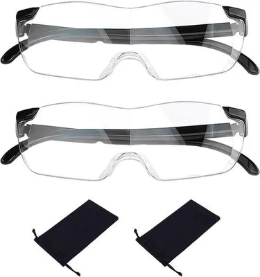 Image de Lunettes loupes grossissant 16 fois avec étui, pour les travaux de couture