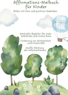 Produktbild von Affirmations-Malbuch für Kinder