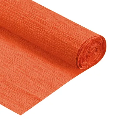 Productafbeelding van Kreppapier - Oranje-rood - Voor knutselen en decoreren - 2,1 m x 77 m