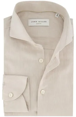 Produktbild von Overhemd John Miller Slim Fit beige