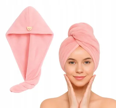 Zdjęcie produktu dla Ręcznik Z Mikrofibry TSG-332 Na Głowę Ręczniczek Do Włosów Turban na głowę