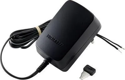Obrázok produktu pre VOLTCRAFT VC-11258695 Zásuvný napájací zdroj, nastaviteľný 3 V/DC, 4,5 V/DC, 5 V/DC, 6 V/DC, 7,5 V/DC, 9 V/DC, 12 V/DC 1,5 A 18 W Nastaviteľné výstupné napätie, otvorené (VC-11258695)