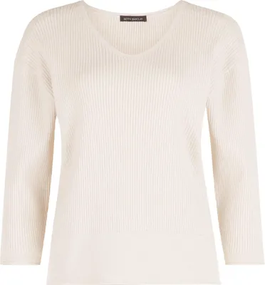 Produktbild von Betty Barclay Pullover Feinstrick V-Ausschnitt figurumspielend Länge 58 cm