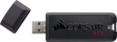 Image de Corsair Flash Voyager GTX - 1 000 Go - USB Type-A - 3.2 Gen 1 (3.1 Gen 1) - 440 Mo/s - Casque - Noir
