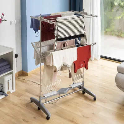 Produktbild von InnovaGoods - Elektrischer Wäscheständer Dryllon, Natürlicher Luftstrom, 12 Stan