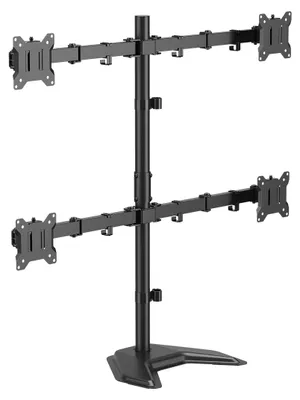 Produktbild von Freistehender vierfacher Monitorständer Spacetronik SPAT140 17-32 Zoll