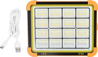 Produktbild von Wiederaufladbares Arbeitslicht 1000W 192LED 12500MAH 10000LM IP66 Wasserdichtes USB-Solarlade-tragbares Notlicht
