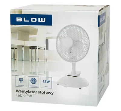 Immagine prodotto di Blow 44-062# - Ventilatore a ventola per uso domestico - Bianco - Da tavolo - 1,5 m - CA - 22 W