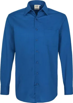 Produktbild von HAKRO Hemd Mikralinar® Comfort 123, royalblau, M