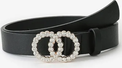 Produktbild von Zircon Circles Gürtel - Schwarz für Damen KP12581