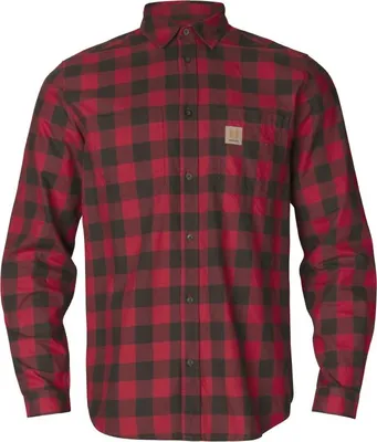 Produktbild von Härkila Herren Scandinavian Langarmhemd red check L