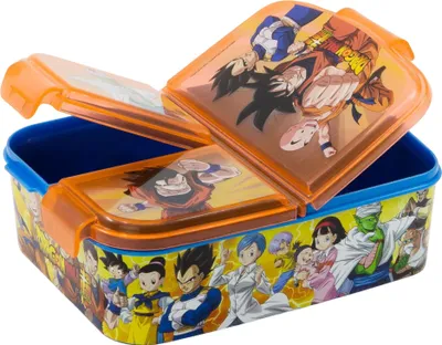 Produktbild von Dragon Ball Kinder Brotdose Lunchbox mit 3 Fächern & tollem Design
