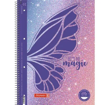 Produktbild von BRUNNEN Collegeblock Magic Butterfly Lineatur 27 liniert DIN A4 Innen- und Außenrand