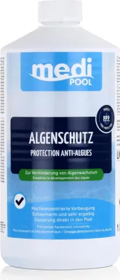 Produktbild von mediPOOL Algenschutz 1L - Verhinderung von Algenwachstum (1er Pack)