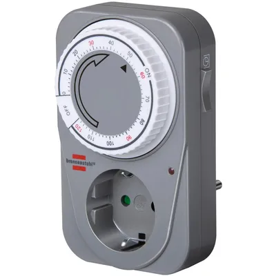Zdjęcie produktu dla Brennenstuhl MC 120, Szary, Analogowy, Obrotowy, IP20, 230 V, 50 Hz