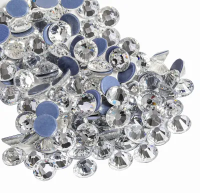 Imagen del producto de Piedras de strass redondas, 1440 unidades, de 4,6 a 4,8 mm, para manualidades