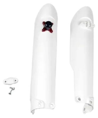 Produktbild von Ufo Kt04057-047 Holeshot Gabelprotektoren Weiß Weiß One Size