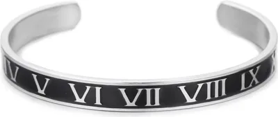 Image de Bracelet MA-34448 - Élégance Argent et Noir KP34448