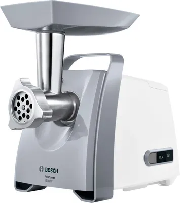 Produktbild von Bosch MFW45020 biela, tryska na kebab, tryska na klobásy