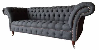 Produktbild von Chesterfield Dreisitzer Sofa 3 Sitzer Couch Polster Couchen Design Textil