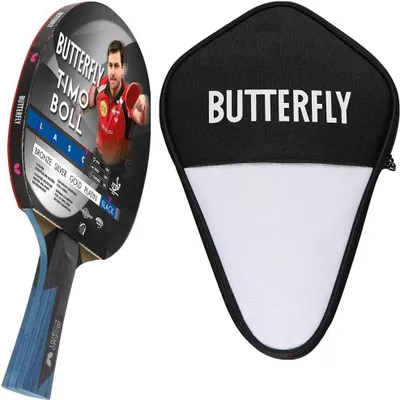 Produktbild von Butterfly Timo Boll Black Tischtennisschläger + Tischtennishülle Tischtennis Set