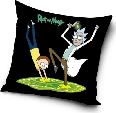 Produktbild von Kissenbezug Rick and Morty Gateway to the Third Dimension