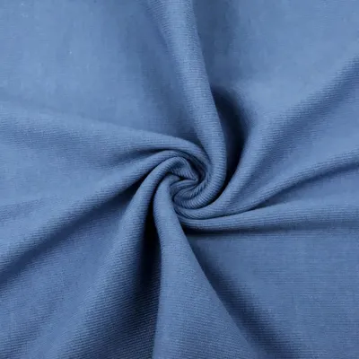 Produktbild von Rippstrickstoff (Bündchen) - jeansblau