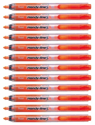Zdjęcie produktu dla Pentel SXS15-F, Cienki/ Extra Pogrubiony, 1 kol., Pomarańczowy, Chłopak, dziewczyna, 1 szt.
