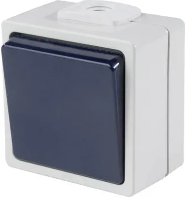Obrázok produktu pre as-Schwabe povrchový spínač Vypínač/prepínač 2 káblové vstupy 230V IP54