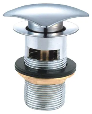 Image de Robinet de vidange en laiton pour lavabo avec trop-plein, bonde à clapet, lavabo, bonde à clapet pour lavabo