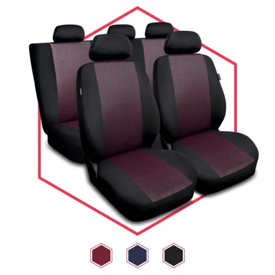 Produktbild von Autositzbezüge Universal Schonbezüge Sitzauflage PKW Auto für Peugeot 605 Rot