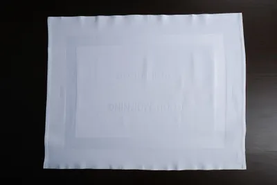 Image de Evila Originals, Fle0482c - 55 x 70, serviette, blanc, 100 % COTON, 55 x 70 cm