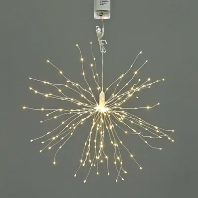 Zdjęcie produktu dla Oświetlenie świąteczne ACA, 250 diod LED, ciepła biel, kolor srebrny, drut miedziany, zasilanie bateryjne (4xAA) + pilot, stopień ochrony IP44, X0125011811